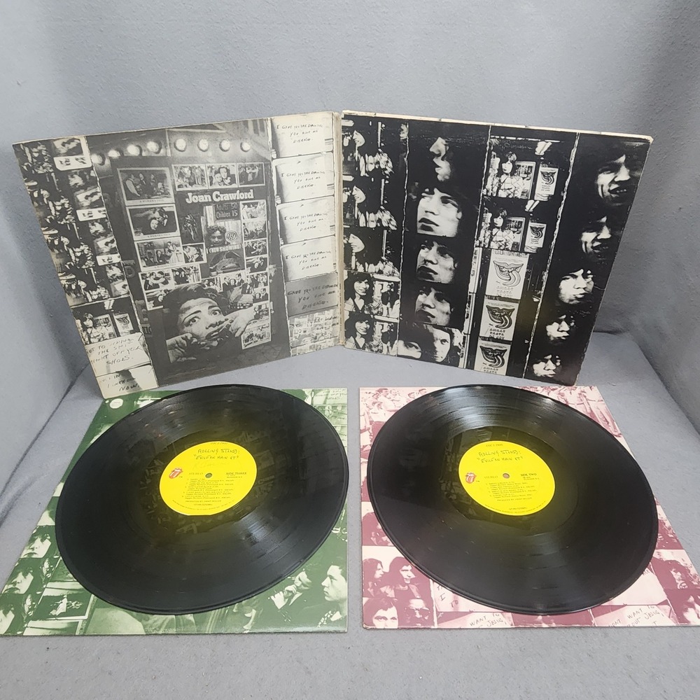 Rolling Stones Exile on Main St 1972 Vinyl LP COC 2-2900 RI Double Album Tested